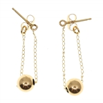 14K YELLOW & WHITE GOLD RINGS & EARRINGS