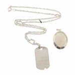 STERLING SILVER PENDANTS, CUFF LINKS, & NECKLACE