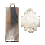 STERLING SILVER PENDANTS, CUFF LINKS, & NECKLACE