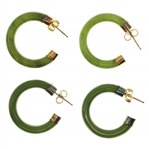 GOLD-TONE JADE JEWELRY