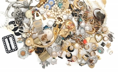 GOLD & SILVER TONE COSTUME FASHION JEWELRY