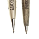 SHEAFFER STERLING SILVER BARREL PEN & PENCIL SET