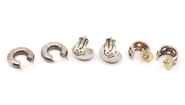 STERLING SILVER EARRINGS & RINGS