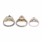 STERLING SILVER EARRINGS & RINGS