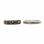 STERLING SILVER EARRINGS & RINGS