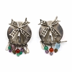 STERLING SILVER EARRINGS & BRACELET
