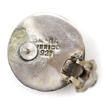 STERLING SILVER TAXCO EARRINGS - PIERCED & CLIP-ON