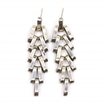 STERLING SILVER TAXCO EARRINGS - PIERCED & CLIP-ON