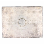 GERMAN .800 SILVER OSCAR ALBRECHT PLAQUE