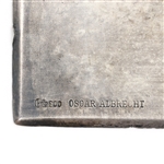 GERMAN .800 SILVER OSCAR ALBRECHT PLAQUE