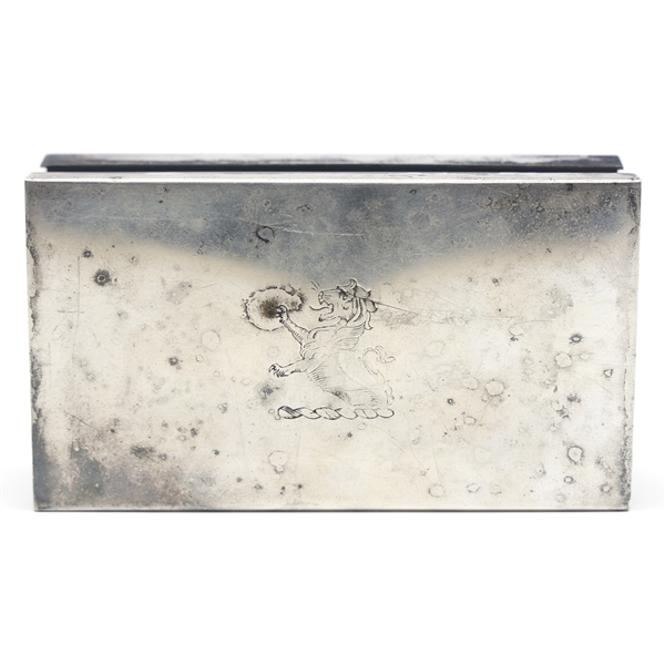 STERLING SILVER MATCH CASE