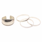 TAXCO STERLING SILVER CUFF & BANGLE BRACELETS
