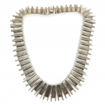 TAXCO STERLING SILVER MODERNIST CHOKER NECKLACE