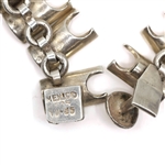 TAXCO STERLING SILVER MODERNIST CHOKER NECKLACE