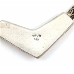 STERLING SILVER DEWA ARIMBAWA ONYX FASHION NECKLACE