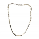 .900 SILVER A. BELGIORNO T-27 FANCY-LINK CHAIN NECKLACE