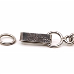 .900 SILVER A. BELGIORNO T-27 FANCY-LINK CHAIN NECKLACE