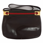 GUCCI BROWN SHERRY LINE SHOULDER BAG
