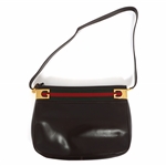 GUCCI BROWN SHERRY LINE SHOULDER BAG