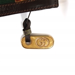 GUCCI BROWN SHERRY LINE SHOULDER BAG