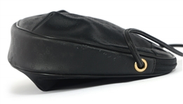 GUCCI BLACK MONOGRAMMED CROSSBODY PURSE