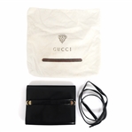 GUCCI BLACK CLUTCH / SHOULDER BAG