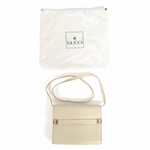GUCCI WHITE CLUTCH / SHOULDER BAG