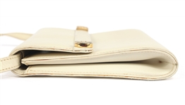 GUCCI WHITE CLUTCH / SHOULDER BAG