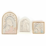 RELIGIOUS DECOR & BRASS MAIL CLIP