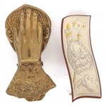 RELIGIOUS DECOR & BRASS MAIL CLIP