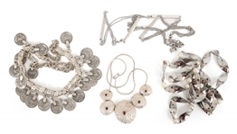 SILVER-TONE COSTUME JEWELRY