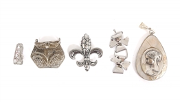 SILVER-TONE COSTUME JEWELRY
