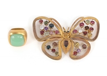 GOLD-TONED COSTUME JEWELRY