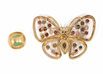 GOLD-TONED COSTUME JEWELRY