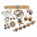 TWO-TONED COSTUME JEWELRY