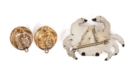 TWO-TONED COSTUME JEWELRY