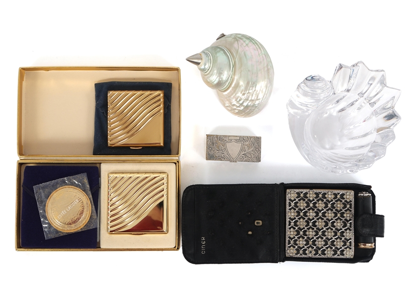 SNUFF BOX, COMPACTS, TRINKET BOX, DISH