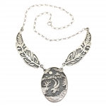 STERLING SILVER CHARLIE JOHN STORYTELLER NECKLACE