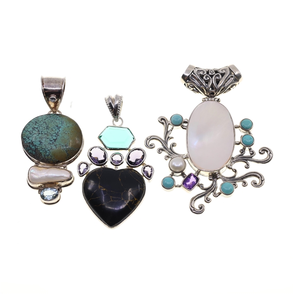 STERLING SILVER PENDANTS