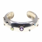 STERLING SILVER BRACELETS & BROOCH