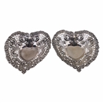 STERLING SILVER GORHAM PIERCED HOLLOWARE NUT DISHES