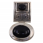 STERLING SILVER BLACK ONYX PENDANTS & RINGS