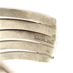 STERLING SILVER TURQUOISE CUFF BRACELET