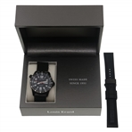 MENS LOUIS ERARD AUTOMATIC STAINLESS STEEL WRISTWATCH