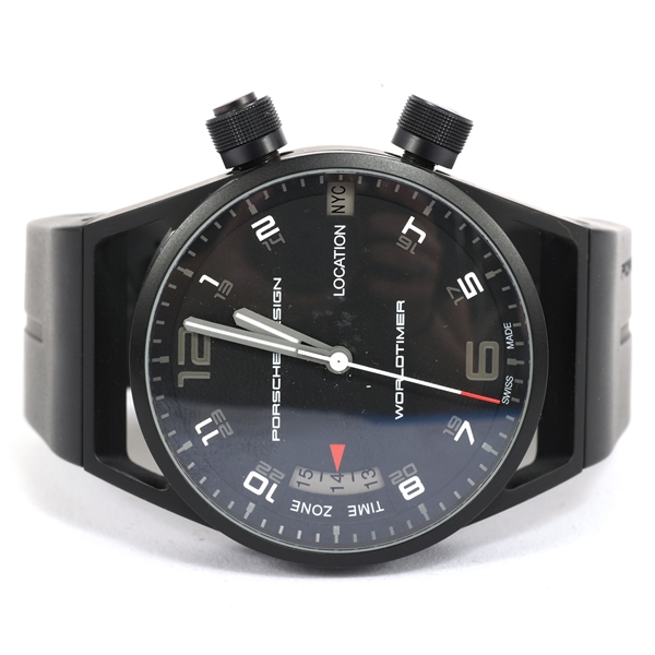 PORSCHE DESIGN WORLDTIMER P6750 TITANIUM WRISTWATCH