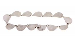 TAXCO STERLING SILVER NECKLACE, EARRINGS & BRACELET SET