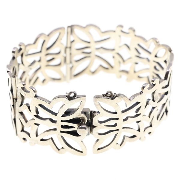 TAXCO STERLING SILVER BUTTERLY BRACELET