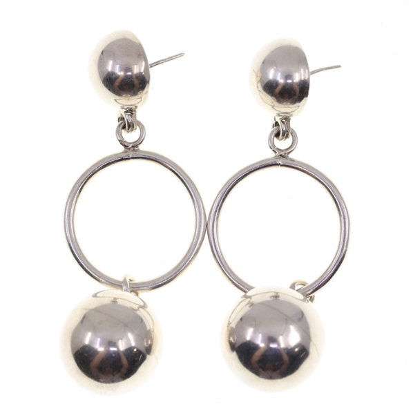TAXCO STERLING SILVER DROP EARRINGS
