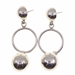 TAXCO STERLING SILVER DROP EARRINGS