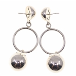 TAXCO STERLING SILVER DROP EARRINGS